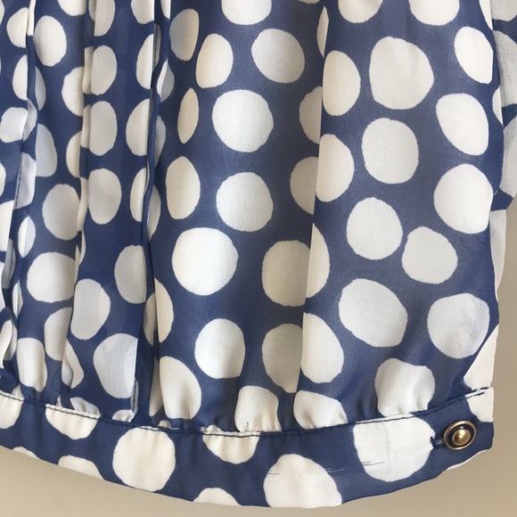 Trina Turk polka dot sleeveless blouse - Picture 4 of 4